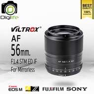 Viltrox Lens AF 56 mm. F1.4 STM ED IF Auto Focus - รับประกันร้าน Digilife Thailand 1ปี