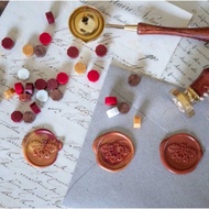 LILIN Wax Seal Beads/ Invitation Stamp/ Vintage Wax Seal Wax Beads Metallic Octagon Seal Wax Beads 2
