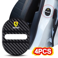 Silicone Car Door Lock Buckle Protection Cover Elastic for Ferrari Roma 488 Portofino Roma Spider SF