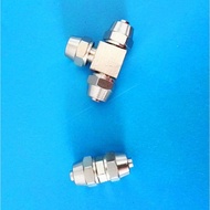 1pc Stainless Steel Aquarium Co2 Connector Air Valve For DIY CO2 System Tube fo 4mm diameter