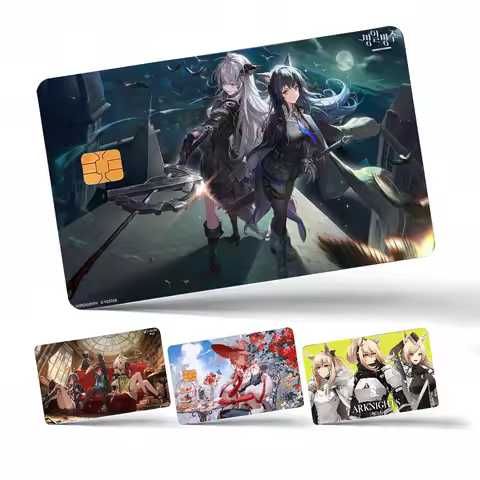 Arknights Different Styles Poker Sticker Film Tape Skin For Credit Card Debit Card Big Chip
