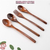 SNOWOY1OY2H Wooden Fork, Natural Handmade Wooden Spoon, High Quality Utensil Cereal Fork Kitchen Acc