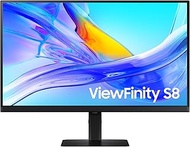 Samsung 27" ViewFinity S8 S80UD UHD Monitor Black