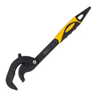 Deli Tools DL1421-2Universal Wrench with Pointed Tail, Self-Tightening Large Open Mouth Wrench, Pry 