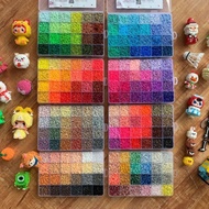🔥Ready Stock🔥DIY Perler Beads Fuse Beads Kit Toy 2.6mm 500pcs 3D Craft Accessories for Perler Beads 
