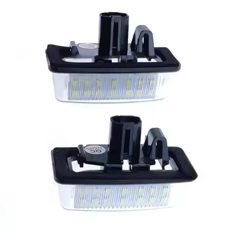 2Pcs New for Alphard Wish Noah/Voxy Estima Caldina Crown Majesta Starlet Celica Raum LED License Pla
