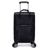 Foldable Travel Carrying Bag Portable Mini Shopping Cart Pull Rod Trailer Handheld Cart for Home And