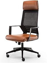 Boss Chair Computer Chair Home mesh Reclining Swivel Chair Gaming Chair Staff Ergonomic Office Chair boss Chair Back Chair Ergonomic Backrest and Fixed Armrests Fatigue Relief Waterproof interesting