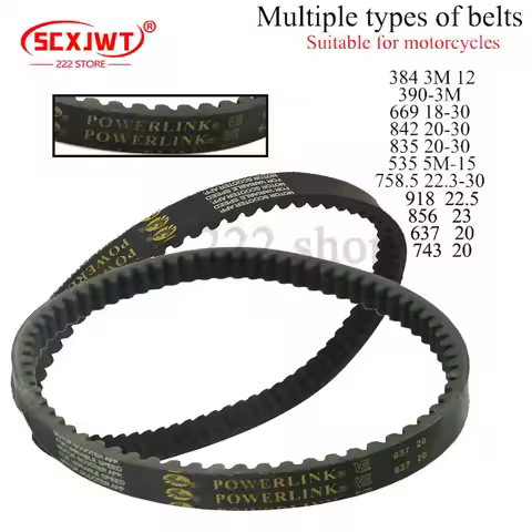 Electric Scooter 384 3M-12 390-3M 758.5 669 842 535 Transmission Belt Little Dolphin Mini Electric V
