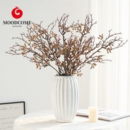MOODCOME Artificial Plant Dead Branch, Real Touch Plastic Eucalyptus Fruit Branch, Faux Plant Handma