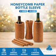 Honeycomb Paper Bottle Sleeve – Eco-Friendly Protective Packaging for Wine & Glass Bottles
