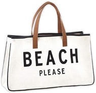 Weekend Vibes Canvas Tote Bag, Beach Bag, Beach Tote, Carry Bag by Santa Barbara Design Studio (Beach Please), Beach Please, One Size