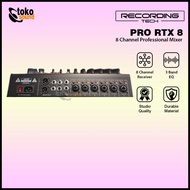Recording Tech Pro Rtx8 - 8 Channel Professional Audio Mixer
