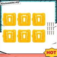 6Pack Battery Mount Holder for  20V 60V Battery Dock Holder Fit Battery Display for Warehouse Factor