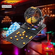 Traditional Bingo Game Bingo Machine Toy Reusable Vintage Deluxe Bingo Set for Home Bar Holiday Ente