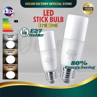 HIGH QUALITY LED Stick Bulb E27 12W 18W Light Bulb Daylight / Coolwhite / Warmwhite E27 LED Bulb Men