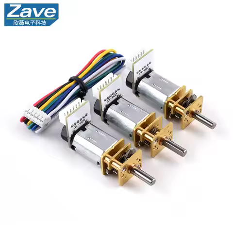 GA12-N20 Gear Motor with Encoder, N20 Mini DC Gear Motor, Hall Encoder Speed Measurement