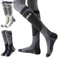 OKCATZONE 1Pair Professional Ski Mountaineering Thermal Socks Anti-odor Anti-slip Thickened Long Tub