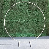 WANGPP Round Metal Wedding Arch,Roses Balloon Arch Stand, Garden Arch Backdrop Decoration,for Party