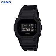 Casio DW-5600 นาฬิกานักเรียนชายลูกบาศก์อิเล็กทรอนิกส์กันน้ำควอทซ์แนวย้อนยุคนาฬิกาข้อมือญี่ปุ่นและเกาหลี Watches DW-5600BB-1DR