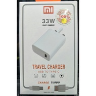 ORIGINAL XIAOMI REDMI 33W TURBO CHARGER USB TO TYPE C