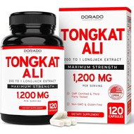 Tongkat Ali For Men 1200mg (200 to 1 Extract) - 120 Capsules - Longjack Supplement - Premium Tonkat-