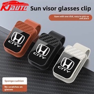 Honda City Car Glasses Storage Clip Sun Visor Sunglasses Holder & Receipt Organizer For City G5 GM2 