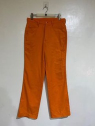 二手賠錢賣美國山貓Lynx golf 高爾夫橘色長褲亮色運動褲高爾夫球褲休閒褲西裝褲