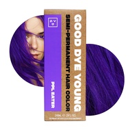Semi-Permanent Hair Color, Vegan and Cruelty-Free Purple Hair Dye, Last up to 24 Washes, Non-Damagin