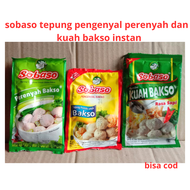 sobaso tepung pengenyal perenyah dan kuah bakso instan