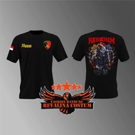 BAJU KAOS ATASAN POLISI RESKRIM / POLRI PERSISI / RESERSE LENGAN PANJANG / LENGAN PENDEK WARNA HITAM