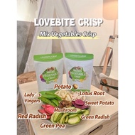 [80G]LOVEBITE Mix 8 Vegetable crisp🥬 Halal Certificate