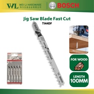 BOSCH PRO Hardwood fast T144DF 100mm Jigsaw Blade 2608634567 1pcs/pkt Mata Jig Saw Kayu Bosch