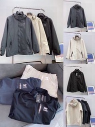 Arcteryx 反光字連帽立領外套