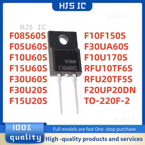 10PCS RFU20TF5S RFU10TF6S F10F150S F10U60S F30UA60S F05U60S F15U60S F08S60S F30U60S F10U170S F30U20S