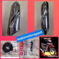 Ekzos Lagenda 115zr Tutup Besi Tepi Chrome Set Rezkimotorsport