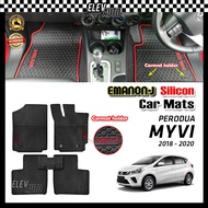 Perodua Myvi 2018-2021 EMANON-J Premium Car Mat Car Carpet (Silicon)
