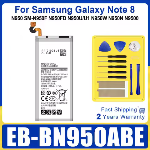 EB-BN950ABE 3300mAh Battery For Samsung Galaxy Note 8 Note8 N950 SM-N950F N950FD N950U/U1 N950W N950