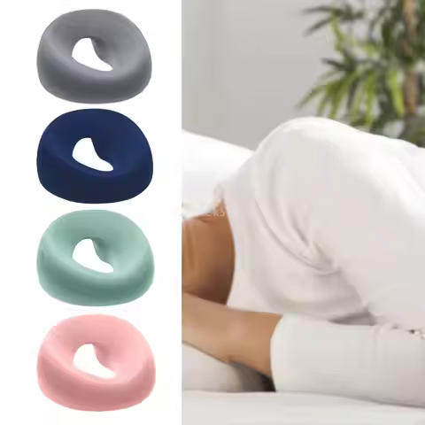 Ergonomics Lying Down Pillow Face Down Head Rest Support Pillow Breathe for Sleeping Spa Beauty Salo