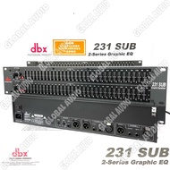 Equalizer dbx 231 Plus Output Subwoofee Grade A Equalizer dbx 231Sub Bagus
