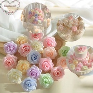 Dualswish 5.5 Cm 1pcs Artificial Dewdrops Water Droplets Roses DIY Wrist Flower Rose Head Artificial