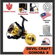 New Devil Craft Gomora X Fishing Reel Devil Craft Spinning Reel Saltwater Reel Mesin SW Devil Craft 