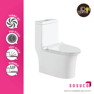 SOSUCO S11304 สุขภัณฑ์1PC Gypso 3/6L ฝา UF