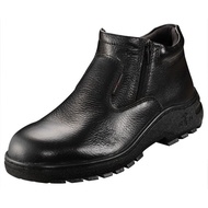 BLACK HAMMER SAEFTY SHOES CLASSIC SERIES MIDCUT DOUBLE ZIP BH0993 BLACK (WITHOUT MIDSOLE)