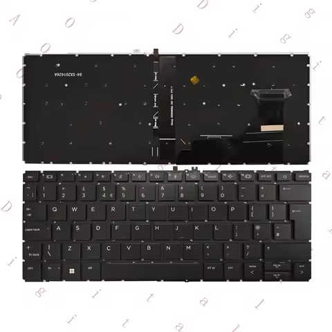 LL Laptop New For HP EliteBook 730 735 835 830 G7 830 G8 UK Keyboard Backlit
