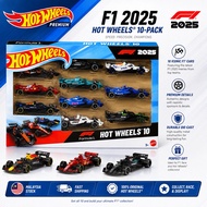 Hot Wheels F1 2025 – Formula 1 10-Pack Die-Cast Car Collection