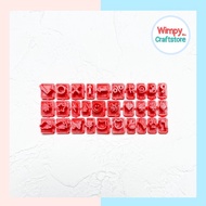 Wimpy Mold Symbol Alphabet Stamp Cookies Fondant Clay Stamp Brigitte Keks