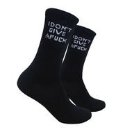 IDGAF Black Socks No. C81