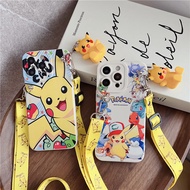 Casing Xiaomi mi12T mi9T mi10Ultra Redmi 8 8A A1 A1+ A2 2022 4G Note12 Pro Plus 5G Pupil Eye Carry A Doll Disney Soft TPU Case Cartoon Naughty Pikachu Protective Cover