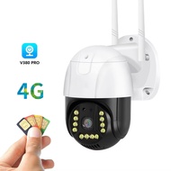 Outdoor Surveillance Camera 4G Gsm Sim V380 Pro 1080p Cloud 4x Zoom Ip66 Security Protection Wireles